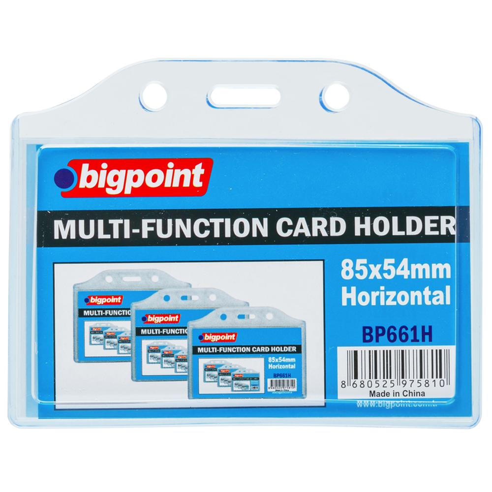 Bigpoint Kart Kabı Çok Amaçlı Soft Yatay 85x54 MM BP661H