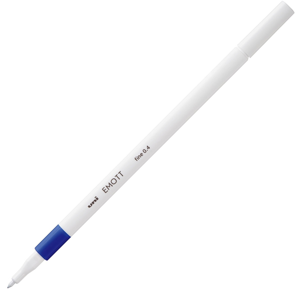 Uni-Ball Akrilik Uçlu Kalem Emott 0.4 MM Fine Mavi