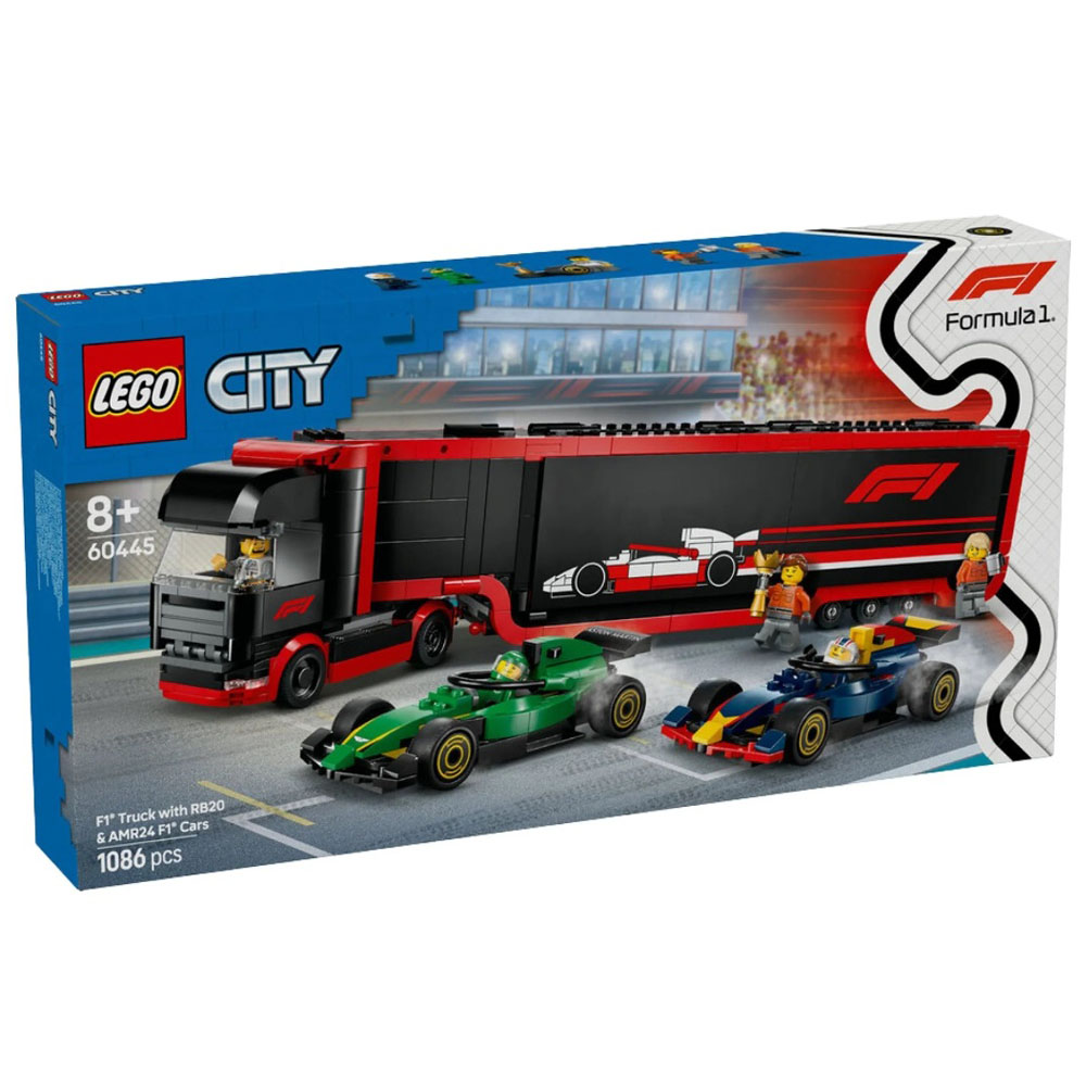 Lego Cıty F1 Kamyon Rb20 Ve Amr24 Adr-lsc60445