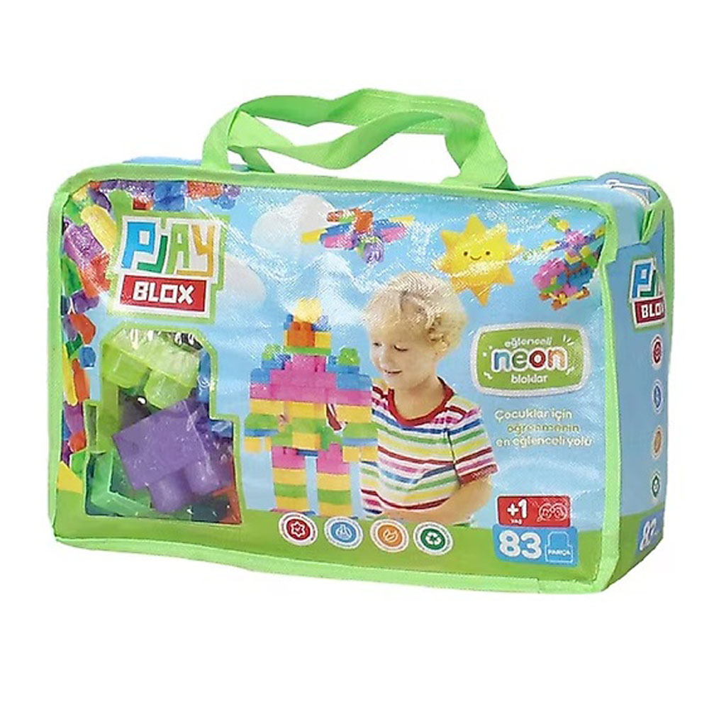 Asya Playblox Block Neon 83 Pcs Bag Gırls&boys 2939